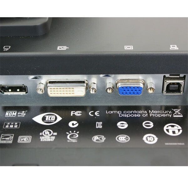 HP LA2205WG 22" WSXGA+ WIDESCREEN FLAT PANEL VGA DVI D-PORT MONITOR DISPLAY