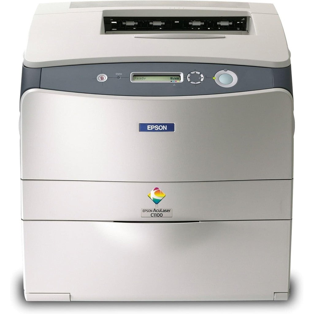 EPSON ACULASER C1100n USB & NETWORK 600dpi A4 COLOUR LASER PRINTER + 80% TONERS