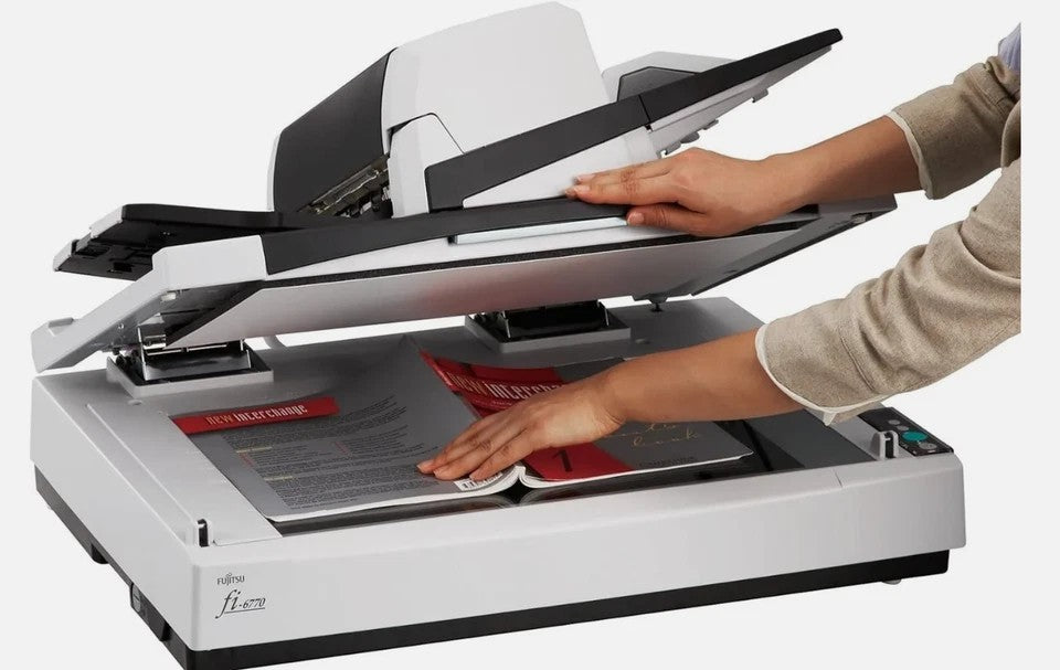 FUJITSU FI-6770 HI-SPEED A3 DUPLEX COLOR PRODUCTION FAST ADF + FLATBED SCANNER