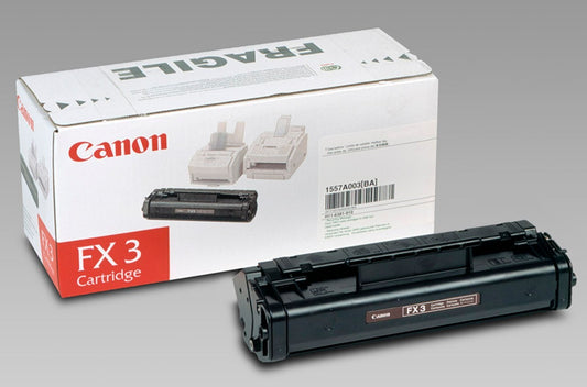 CANON FX3 BLACK TONER – STANDARD‑YIELD GENUINE FOR L100/L120/FAXPHONE