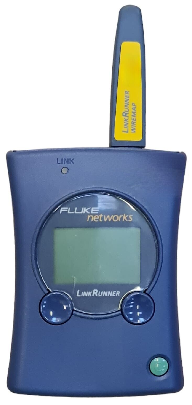 FLUKE NETWORKS LINK RUNNER NETWORK TESTER IP PING + LINK RUNNER WIRE MAP