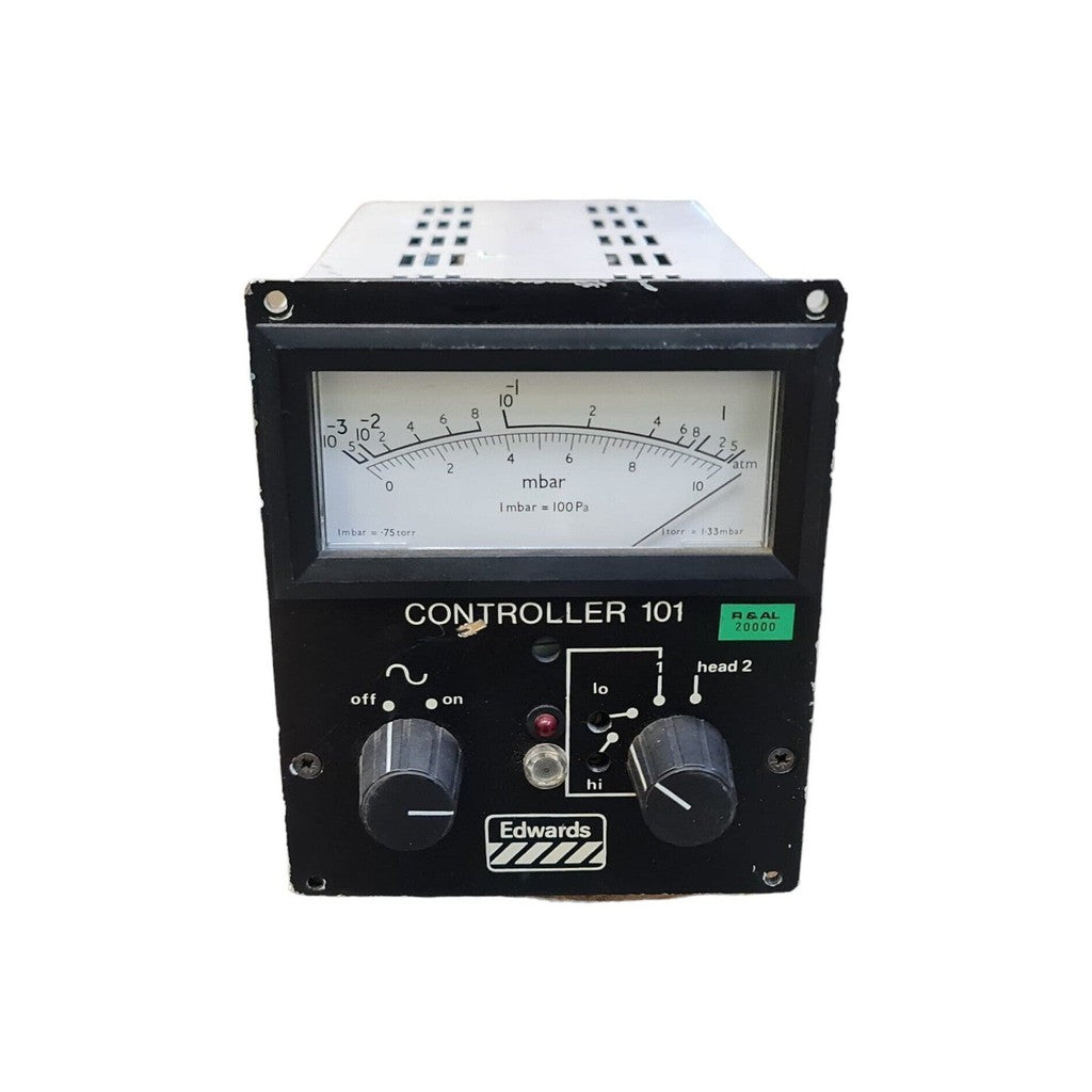 EDWARDS CONTROLLER 101 D361-06-000 VACCUM SYSTEM MONITORING INSTRUMENT