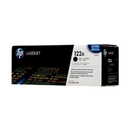 GENUINE HP  Q3960A 122A BLACK TONER STANDARD‑YIELD FOR LASERJET 2550/2820/2840