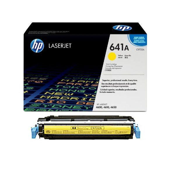 NEW GENUINE HP C9722A (641A) YELLOW TONER CARTRIDGE FOR HP 4600, 4610, 4650