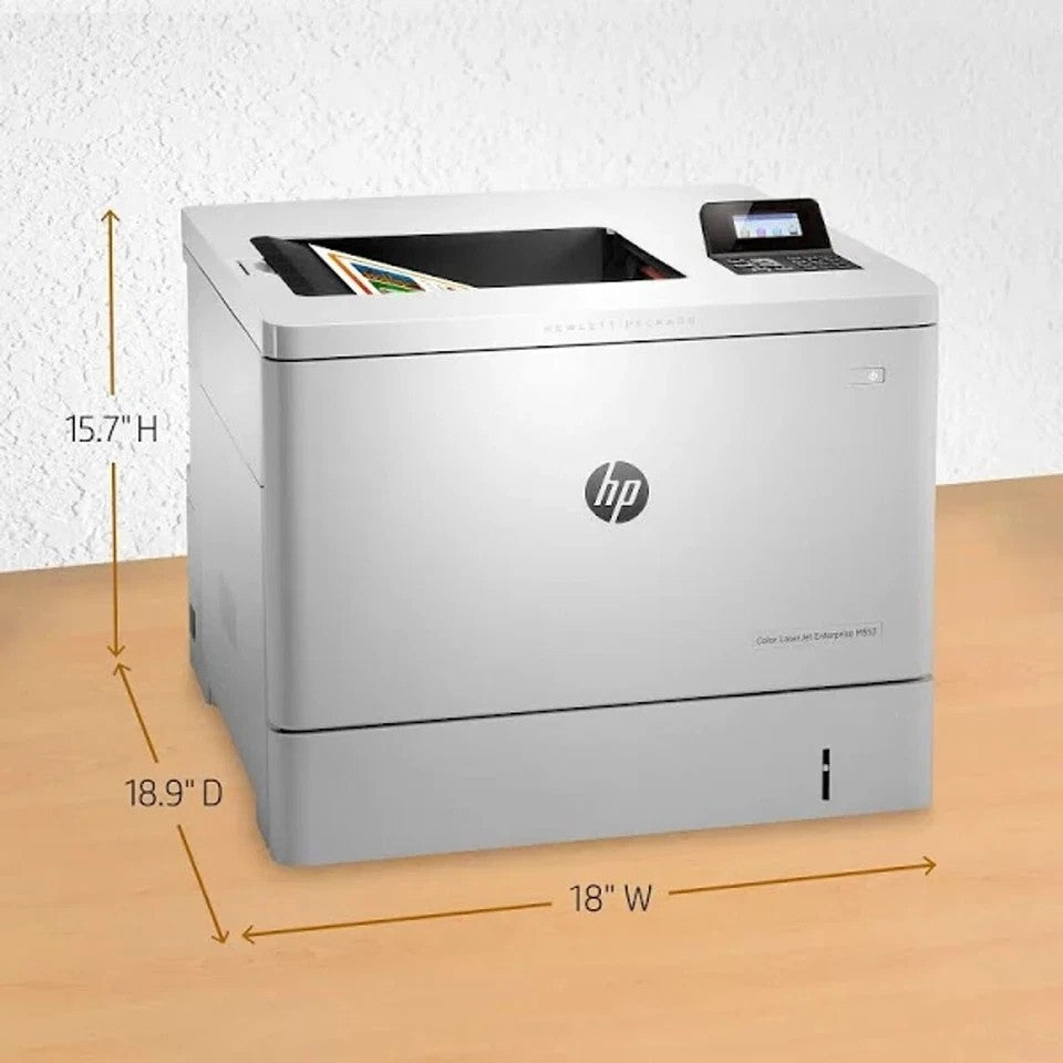 HP COLOR LASERJET M553N NETWORK USB DESKTOP FAST WORKGROUP A4 LASER PRINTER