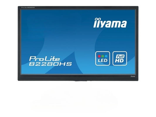 IIYAMA B2280HS 22" FHD 1920×1080 LCD MONITOR DP VGA DVI PORT / WITHOUT STAND