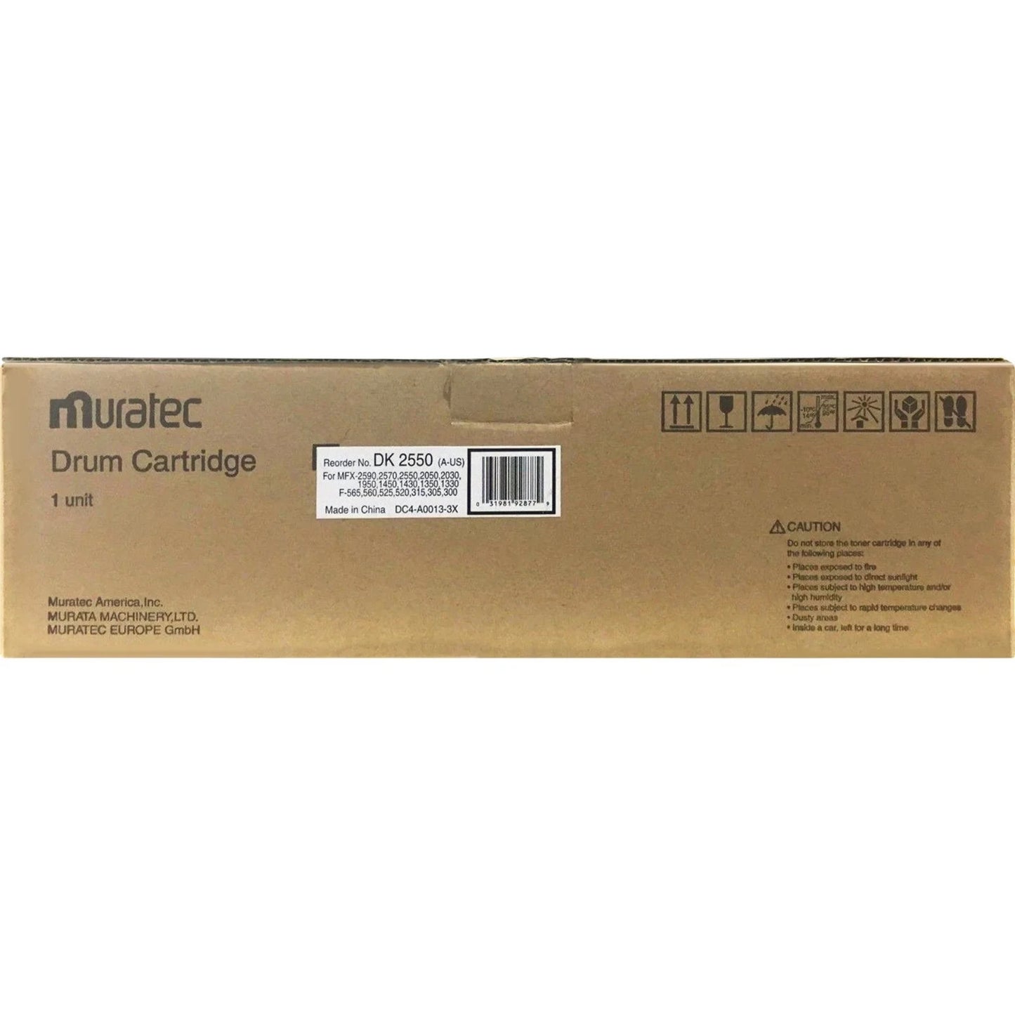 MURATEC DK-2550 DRUM – GENUINE, STANDARD-YIELD FOR F-565/F-660/F-750/F-770