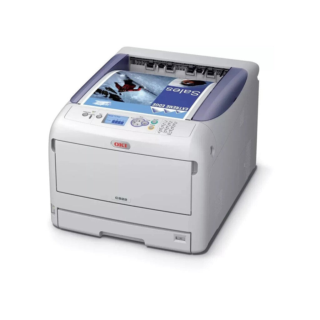 OKI C822dn A3 Color Auto Duplex Network USB WorkGrp LED Laser Printer With additional Tray