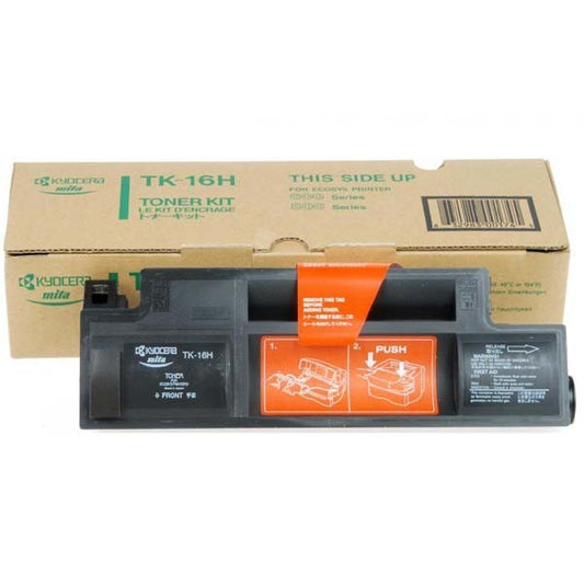 KYOCERA TK‑16H BLACK TONER – HIGH‑YIELD GENUINE FOR FS‑1010/FS‑1050