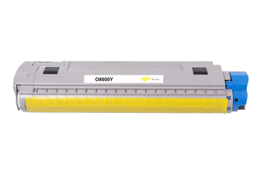 OKI 43487709 YELLOW TONER – STANDARD‑YIELD (6K) COMPATIBLE FOR C8600/C8800