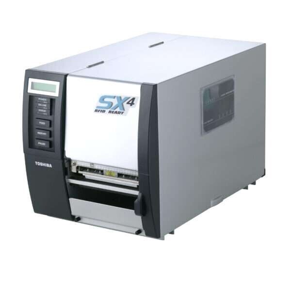 TOSHIBA B-SX4T-GS20-QM-R PARALLEL/SERIAL INDUSTRIAL FAST THERMAL LABEL PRINTER