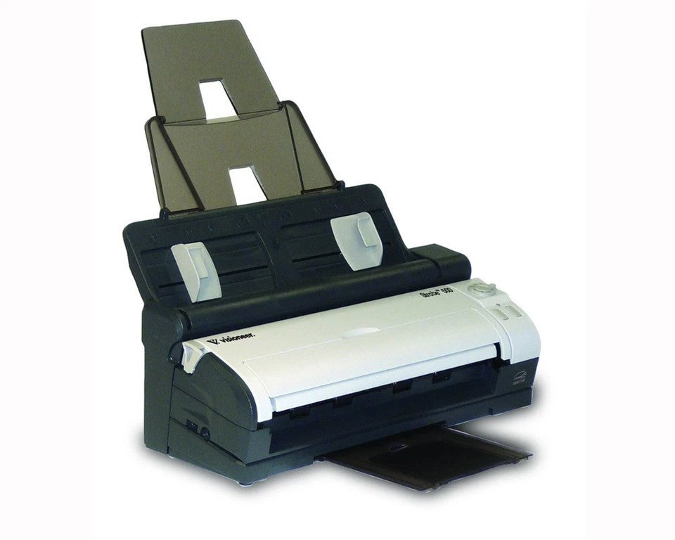 VISIONEER STROBE 500 MOBILE DUPLEX COLOR SCANNER WITH DOCKING STATION ADF 600