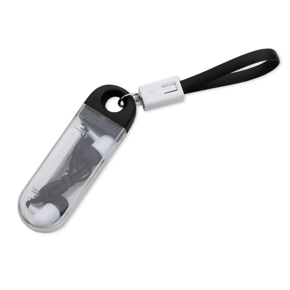 WIRELEES 5.0 BLUETOOTH HANDY 52MAH HEADPHONES WITH MICRO USB CHARGING CARRY CASE