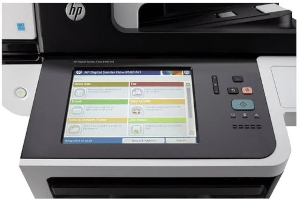 HP 8500 DIGITAL SENDER FLOW 8500FN1 A4 DOCUMENT COLOR WORKSTATION FAST SCANNER