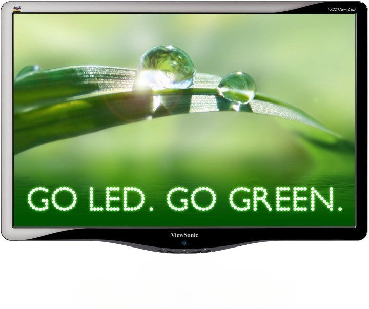 VIEWSONIC VA2231 22" FHD 1920X1080 LED MONITOR DP HDMI VGA PORT / WITHOUT STAND