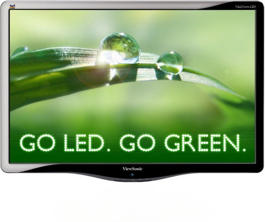 VIEWSONIC VA2231 22" FHD 1920X1080 LED MONITOR DP HDMI VGA PORT / WITHOUT STAND