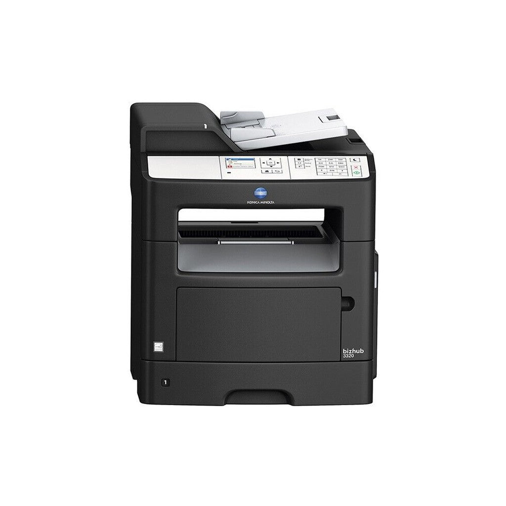 KONICA MINOLTA BIZHUB 3320 MULTIFUNCTION AIO NETWORK DUPLEX PRINTER 60% TONER