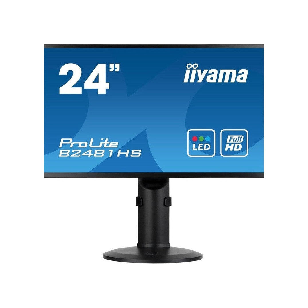 IIYAMA PROLITE B2481HS-B1 FULL HD 24"WIDESCREEN BUILT-IN SPEAKER MONITOR DISPLAY