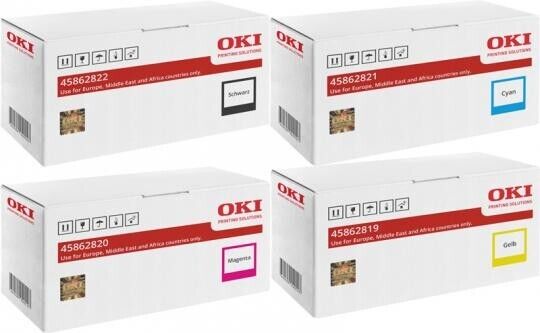 Genuine Used OKI Toners 4586282 & Drums ES4484447 For ES8453 ES8473