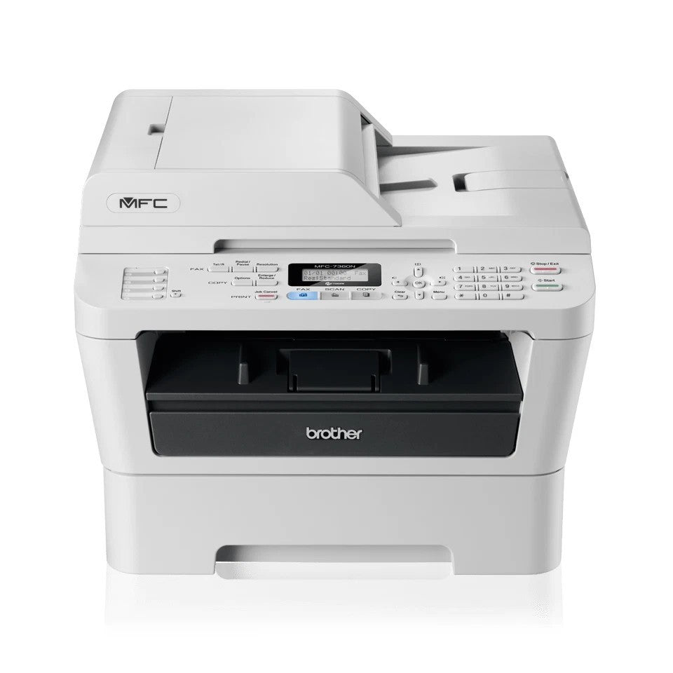 BROTHER MFC-7360N NETWORK ALL-IN-ONE A4 COMPACT MONO LASER PRINTER & FAX, COPIER
