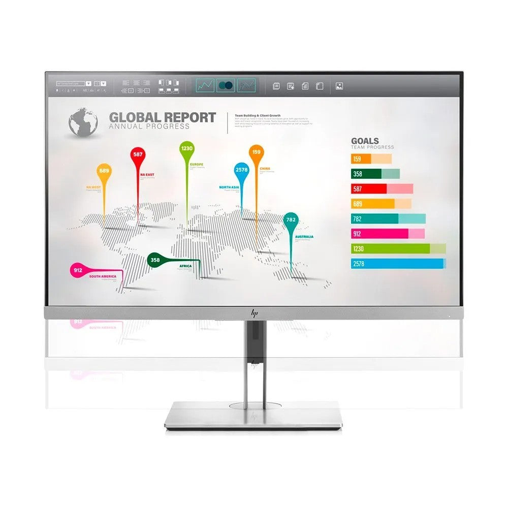 HP ELITEDISPLAY E273Q 27" QHD 2560×1440 IPS W-LED MONITOR DISPLAYPORT VGA HDMI