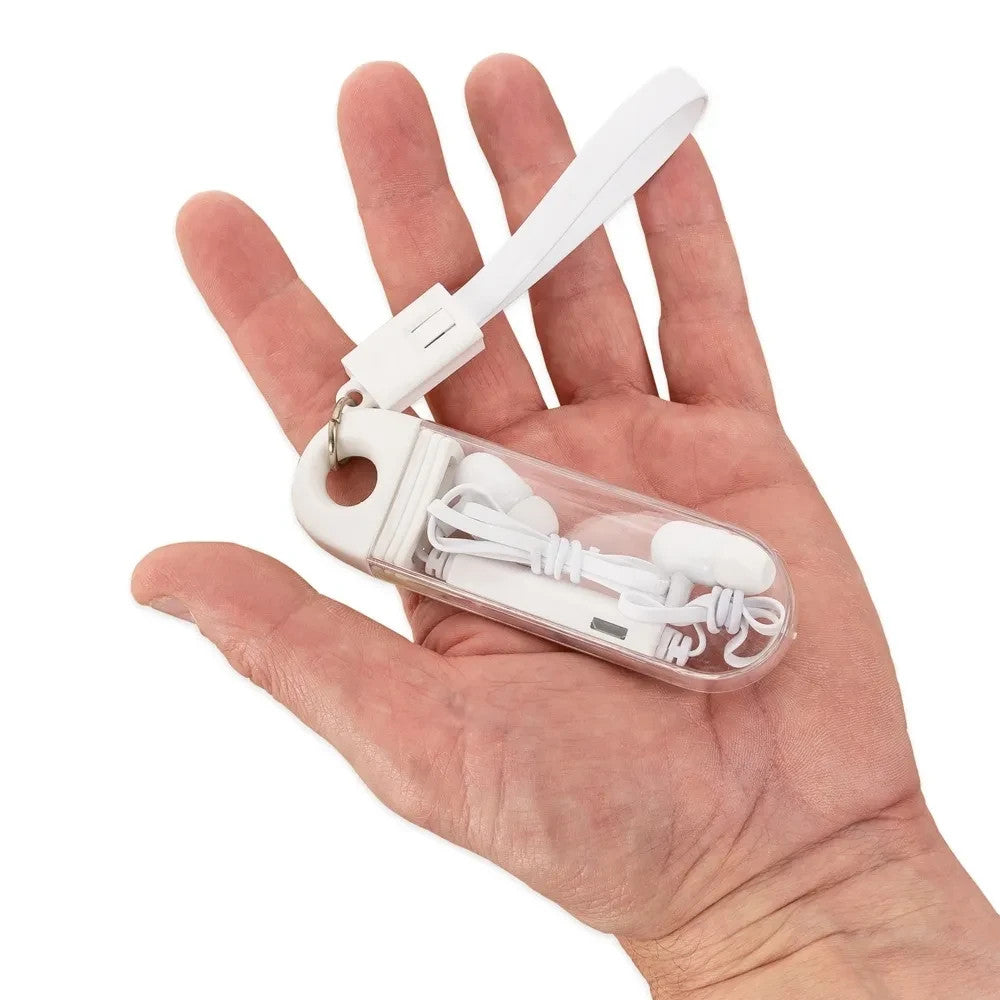 WIRELEES 5.0 BLUETOOTH HANDY 52MAH HEADPHONES WITH MICRO USB CHARGING CARRY CASE