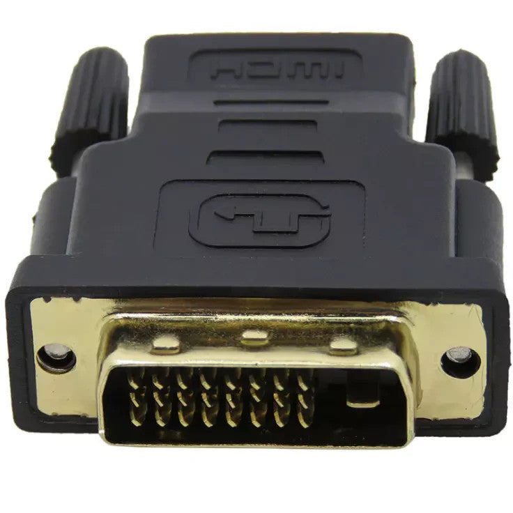DVI-D Male To HDMI Female Adapter Connector 24+1 25 Pin Gold Plated For HDTV DVD