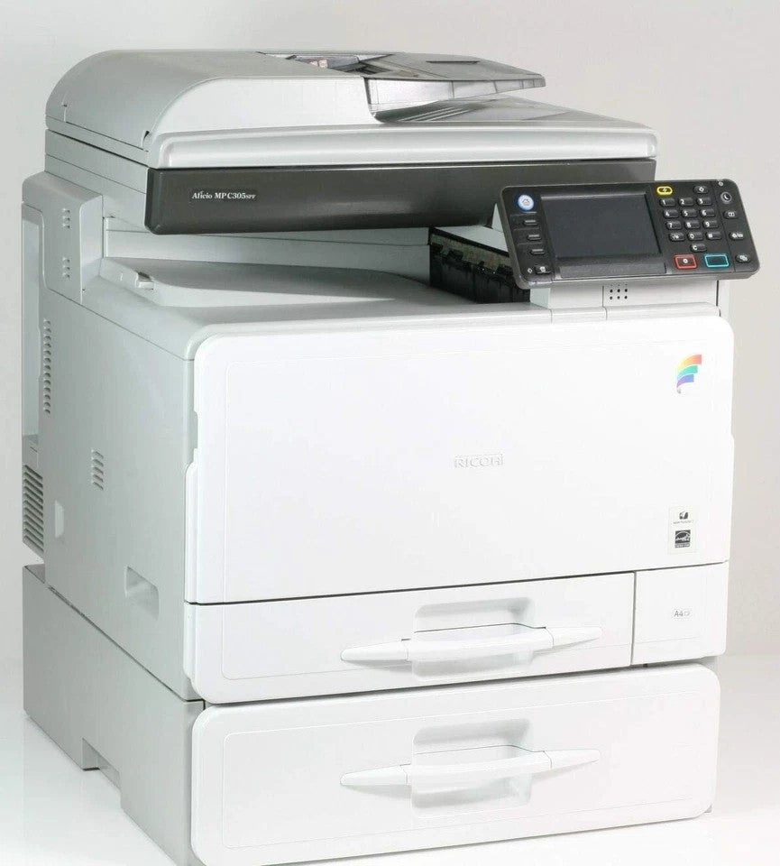 RICOH MP C305SPF FAST DUPLEX NETWORK A4 COLOR WORKGROUP LASER PRINTER COPIER