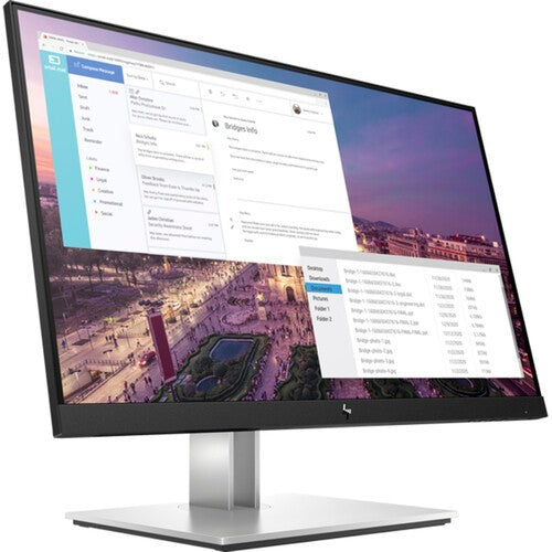 HP E23 G4 23" FHD 1920 X 1080 IPS LED MONITOR HDMI DISPLAY PORT VGA WITH STAND