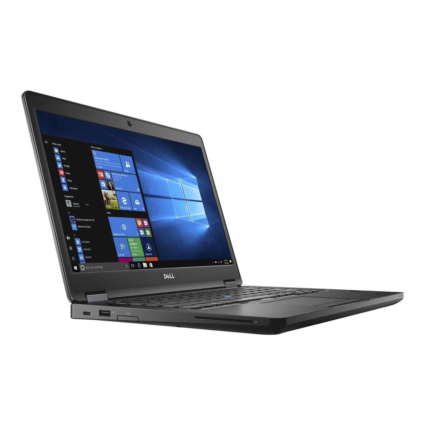 FAST DELL 5480 14" FHD INTEL i7 8GB RAM 512GB SSD WINDOWS 11 LAPTOP WEBCAM USB C