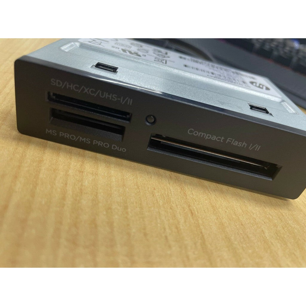 ORIGINAL Computer PC Internal Card Reader Writer BLACK SD SDHC COMPACT FLASH MS