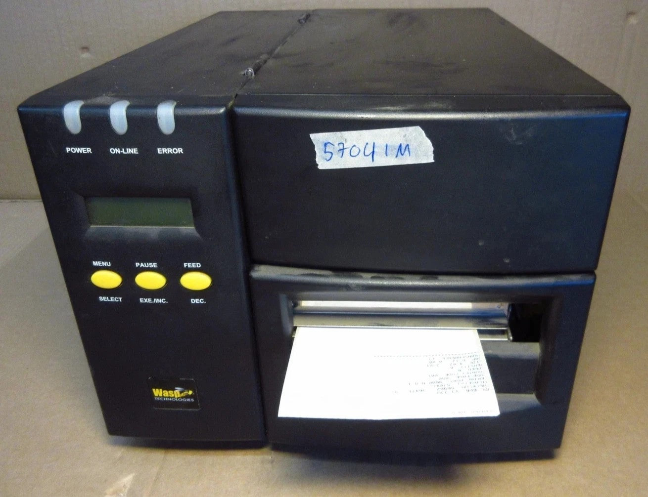 WASP WPL606 THERMAL TRANSFER & DIRECT INDUSTRIAL 203DPI LABEL BATCH 4X6 PRINTER
