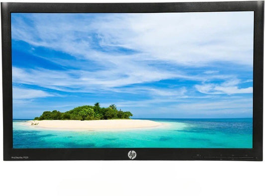 HP PRODISPLAY P221 21.5" FHD 1920×1080 LED MONITOR DVI VGA PORT WITHOUT STAND