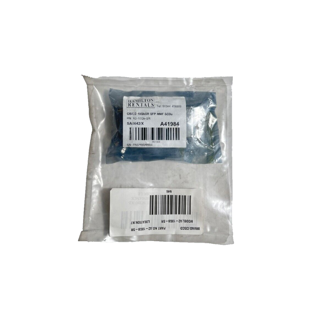 Cisco X2-10GB-SR 10 Gbe 850nm MM 300m DOM Transceiver SFP Module 10-2205-06