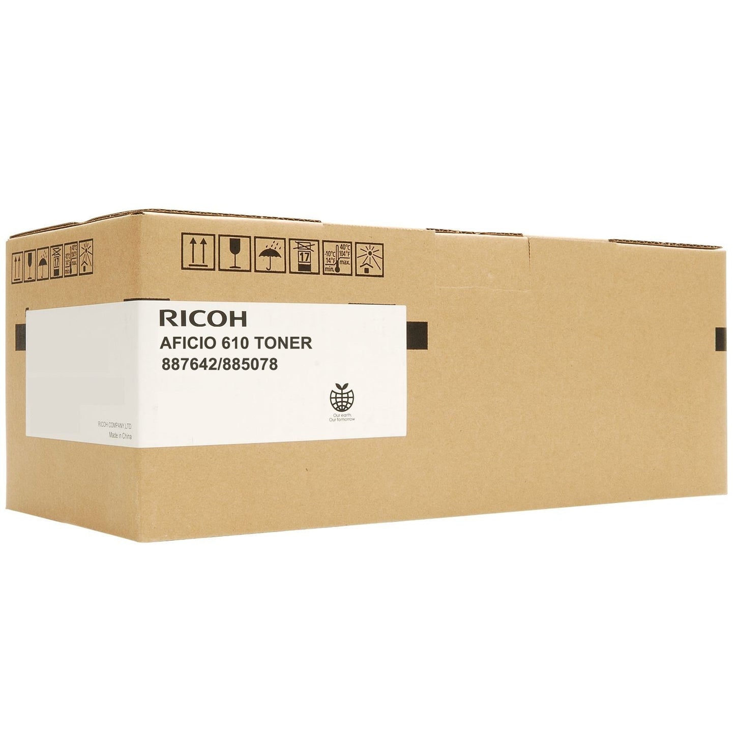 RICOH 884235 TYPE 610 BLACK TONER – GENUINE FOR AFICIO 1060/1075