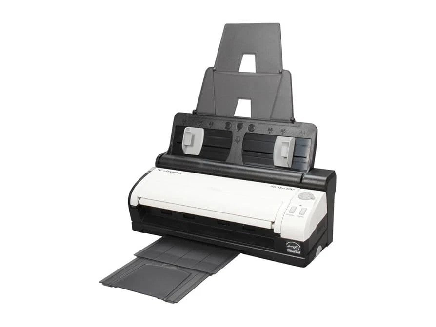 VISIONEER STROBE 500 MOBILE DUPLEX COLOR SCANNER WITH DOCKING STATION ADF 600