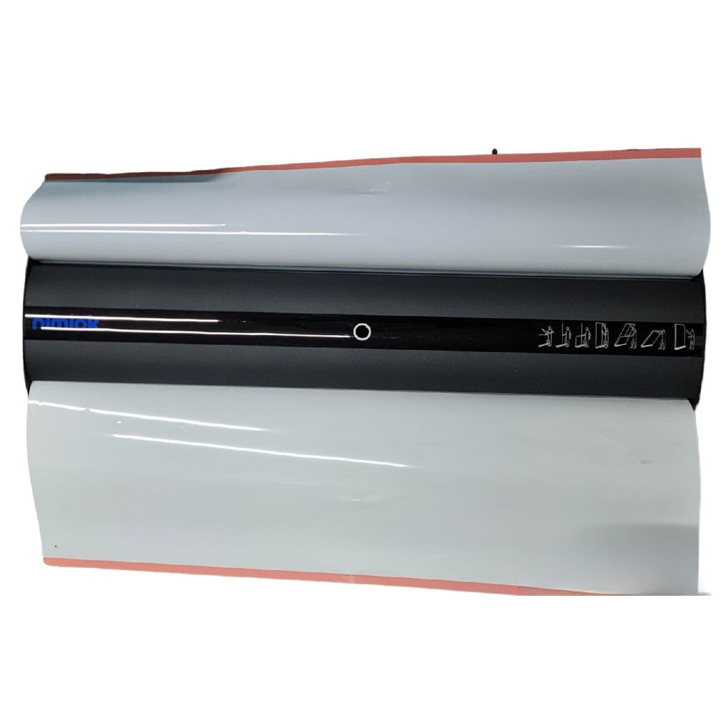 NEW NIMLOK ROLLUP DOUBLE SIDED BANNER STAND WITH BAG AND STANDS