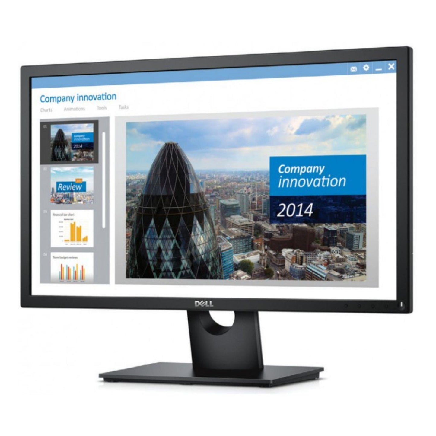 DELL E2416H 24" FHD 1920X1080 LED TN MONITOR DISPLAY PORT VGA / WITHOUT STAND  -  GOOD  REFURBISHED
