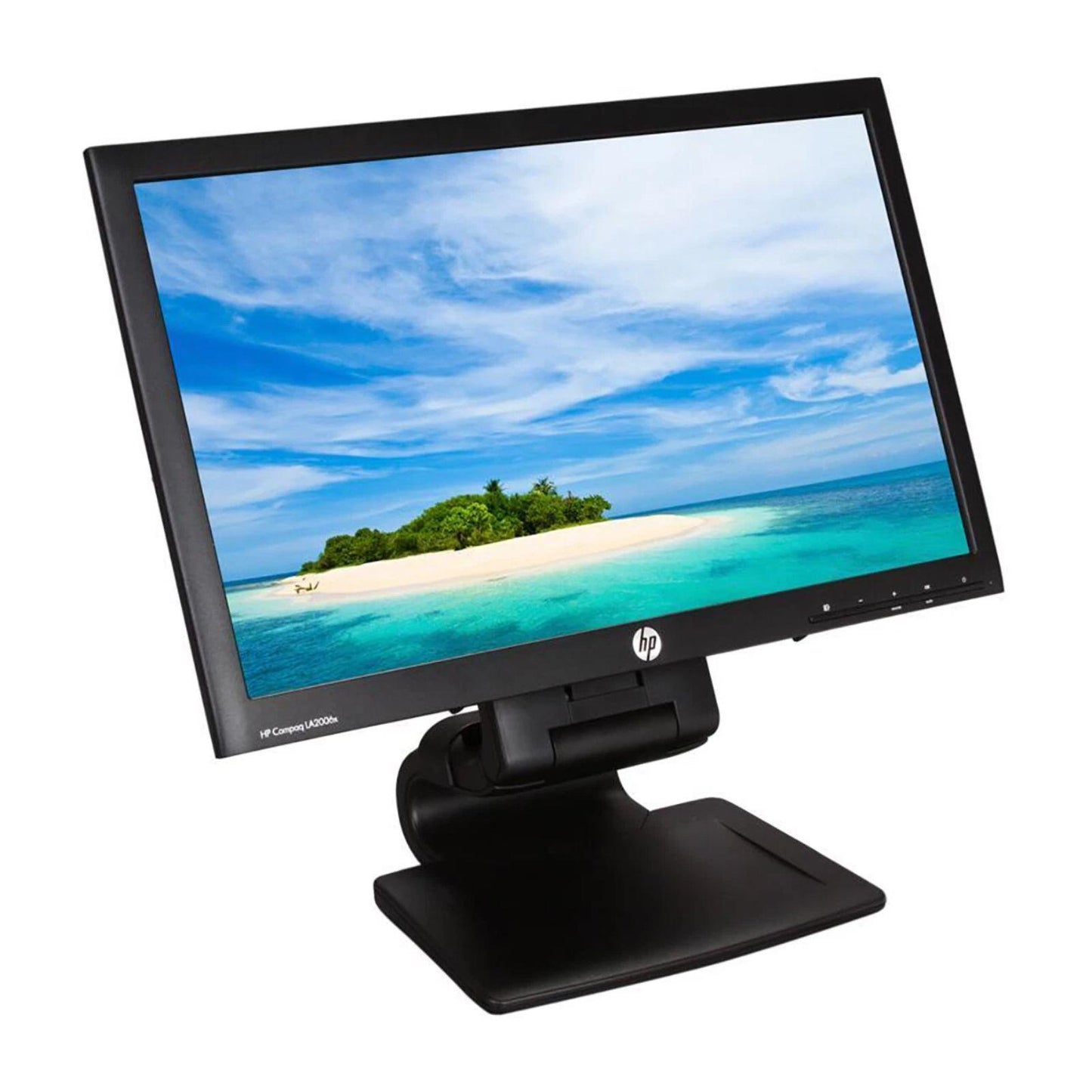 HP COMPAQ LA2006X 20" HD+ 1600X900 LCD MONITOR DP HDMI VGA / WITHOUT STAND MONITOR FOR HOME & OFFICE USE     -  GOOD REFURBISHED