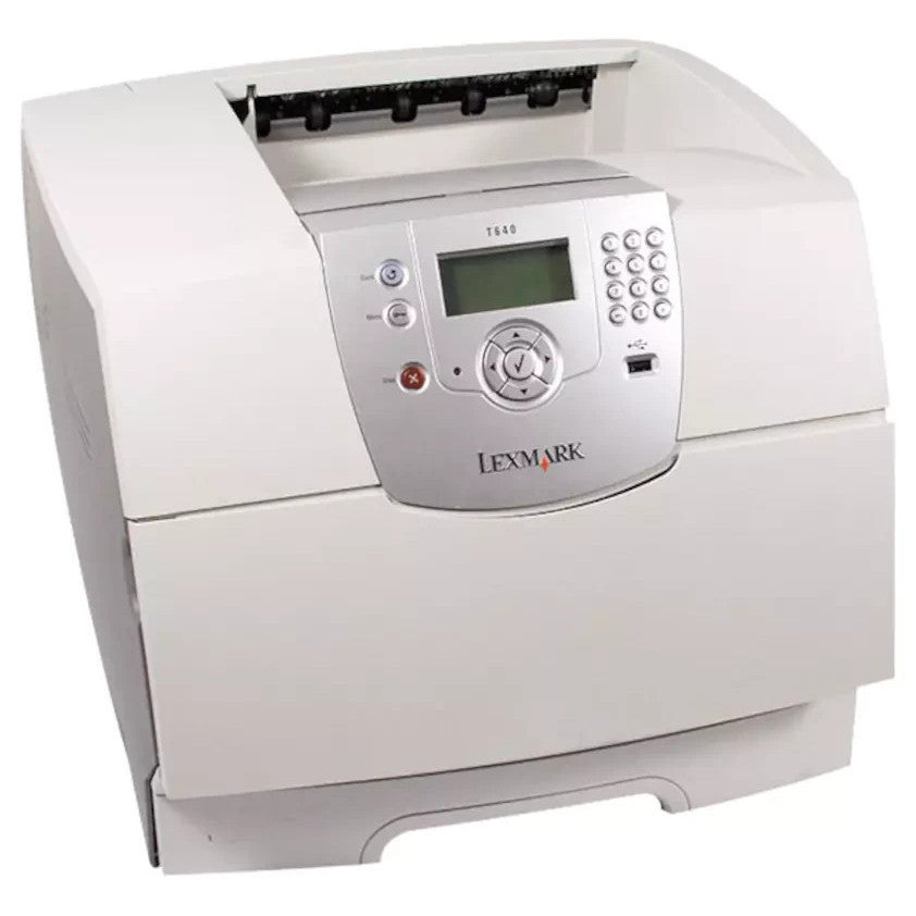 LEXMARK T640N NETWORK USB FAST 33PPM DESKTOP 1200 DPI A4 MONO LASER PRINTER - NO TONER   -  USED