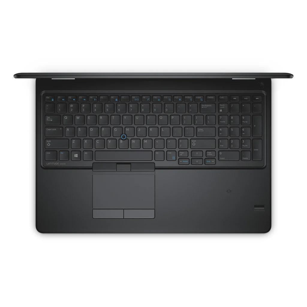 DELL LATITUDE E5550 WINDOWS 11 LAPTOP INTEL I5 8GB RAM 128GB SSD 15.6" HD WEBCAM, BT, WIFI - VERY GOOD - REFURBISHED