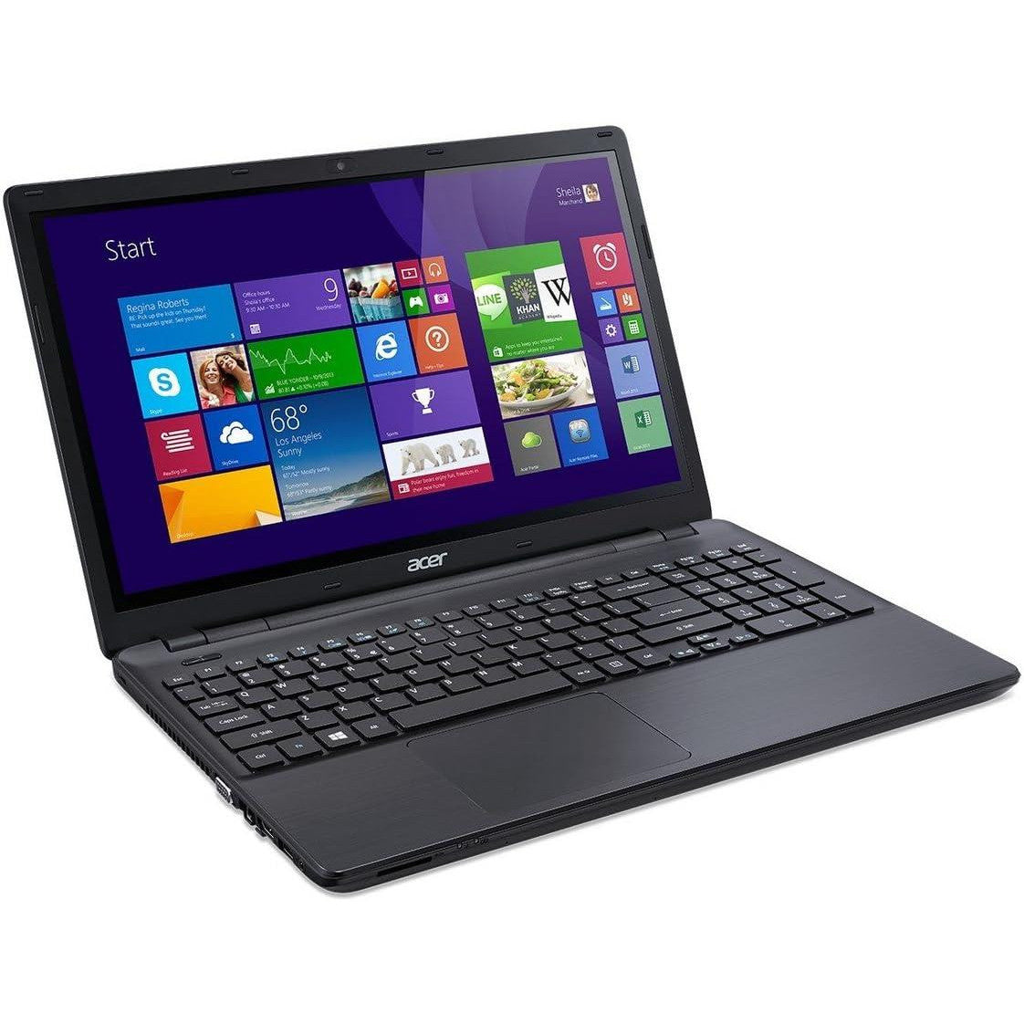 ACER ASPIRE E5-571 WINDOWS 11 LAPTOP 15" CORE I3 8GB RAM 120GB SSD HD WEBCAM, DVD, WIFI, BT  - GOOD – REFURBISHED