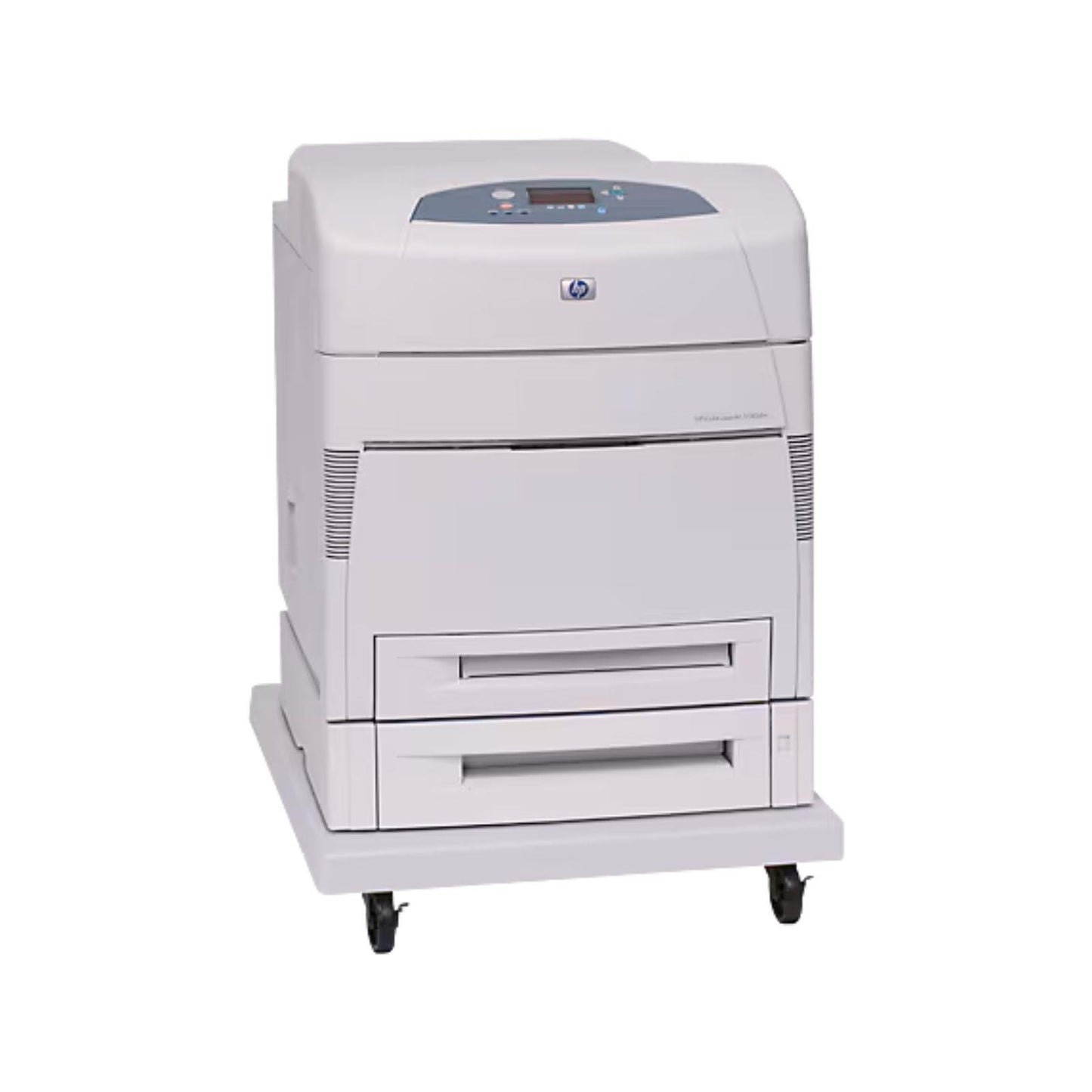HP COLOR LASERJET 5550DTN A3/A4 PRINTER AUTO DUPLEX NETWORK 3-TRAY STAND 1200 DPI 28PPM USB 2.0, ETHERNET    -   GOOD - REFURBISHED