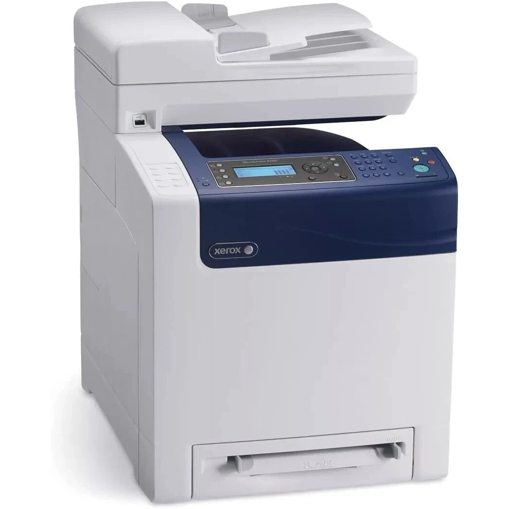 XEROX WORKCENTRE 6505N A4 COLOR LASER PRINTER 6505V_N MULTIFUNCTION + 100% TONER    - GOOD - REFURBISHED
