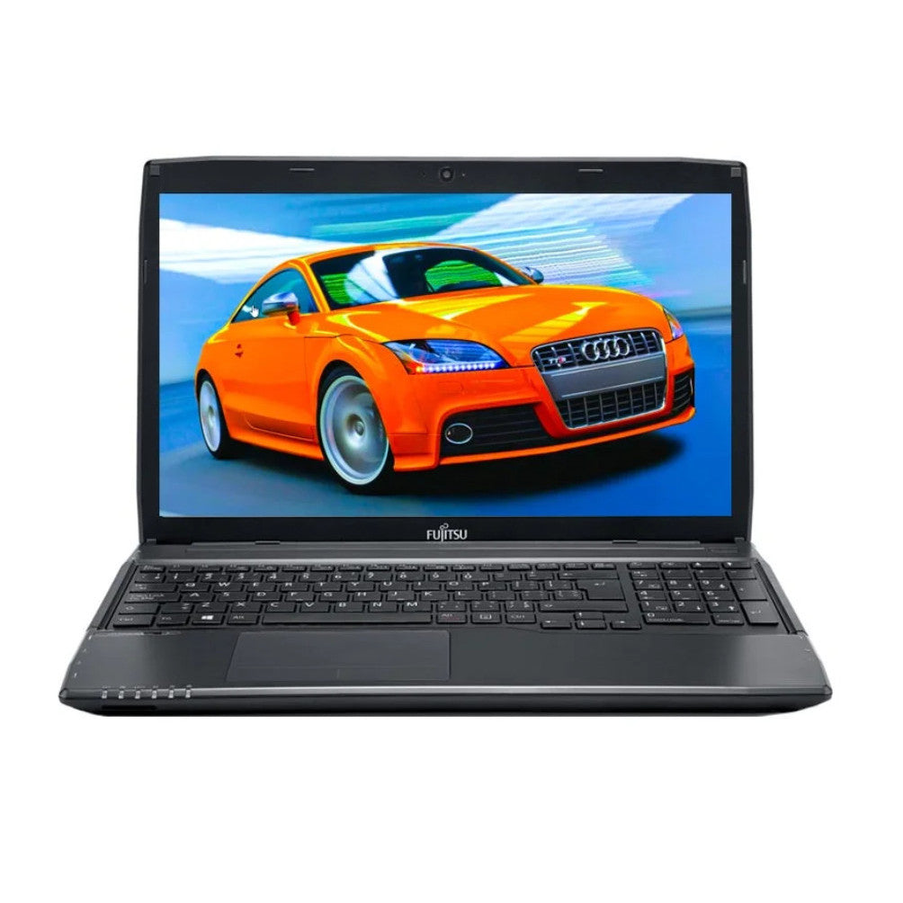 Fujitsu LifeBook A544 Windows 11 Laptop Intel i3 8GB RAM 500GB Storage 15" HD Webcam DVD WiFi BT - Good Refurbished