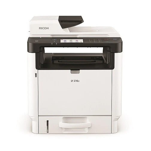 RICOH SP 3710SF DUPLEX NETWORK USB AIO FAST 30PPM A4 MONO LASER PRINTER COPIER    -   VERY GOOD - REFURBISHED