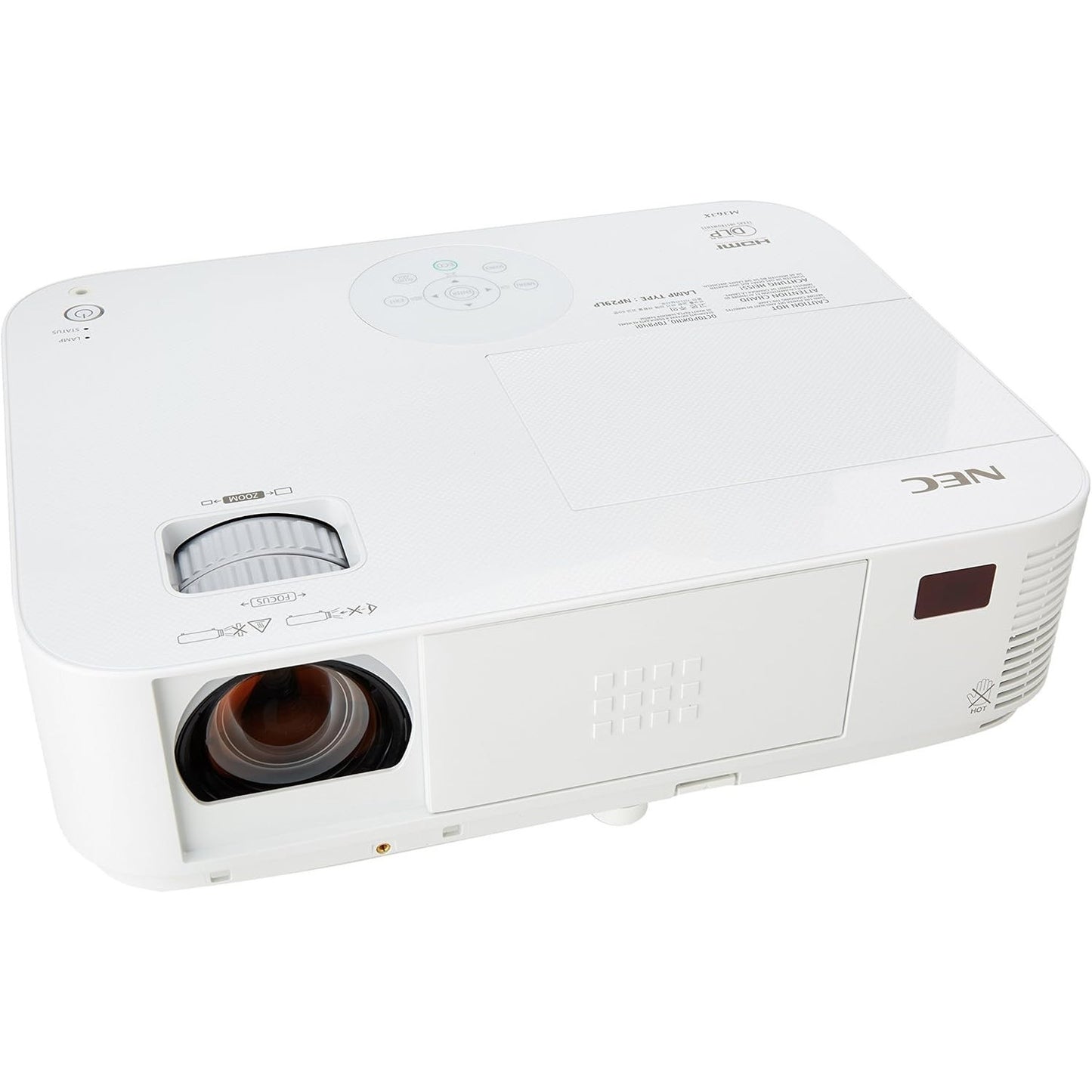 NEC M363X DLP 3600 LUMENS XGA HDMI NETWORKABLE OFFICE CLASSROOM FHD PROJECTOR      - GOOD - REFURBISHED