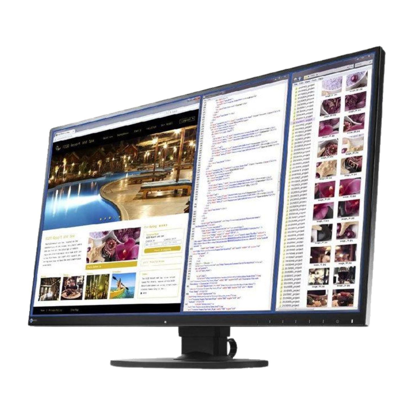 EIZO EV2750 27" WQHD 2560X1440 IPS LED MONITOR DP DVI HDMI PORT / WITHOUT STAND MONITOR FOR HOME & OFFICE USE  -  GOOD REFURBISHED