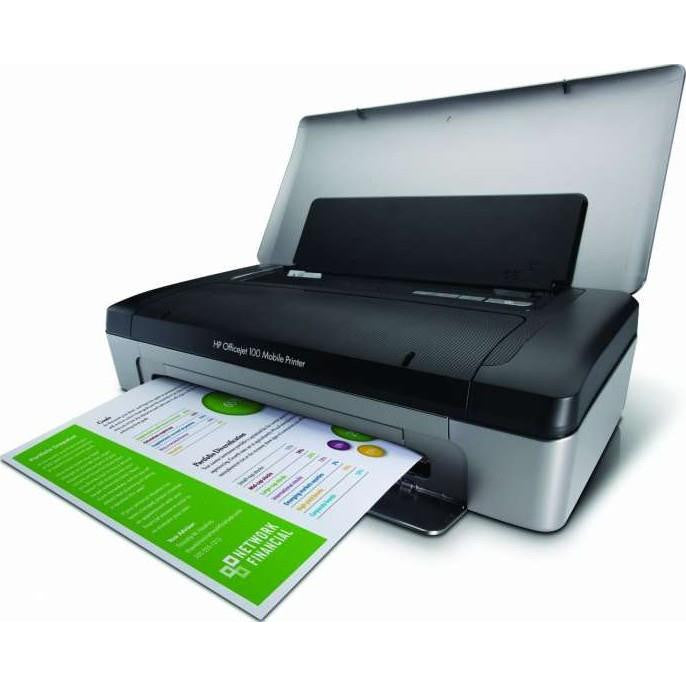 HP OFFICEJET 100 MOBILE COLOR INKJET PRINTER / NO BATTERY HIGH-SPEED 22PPM A4