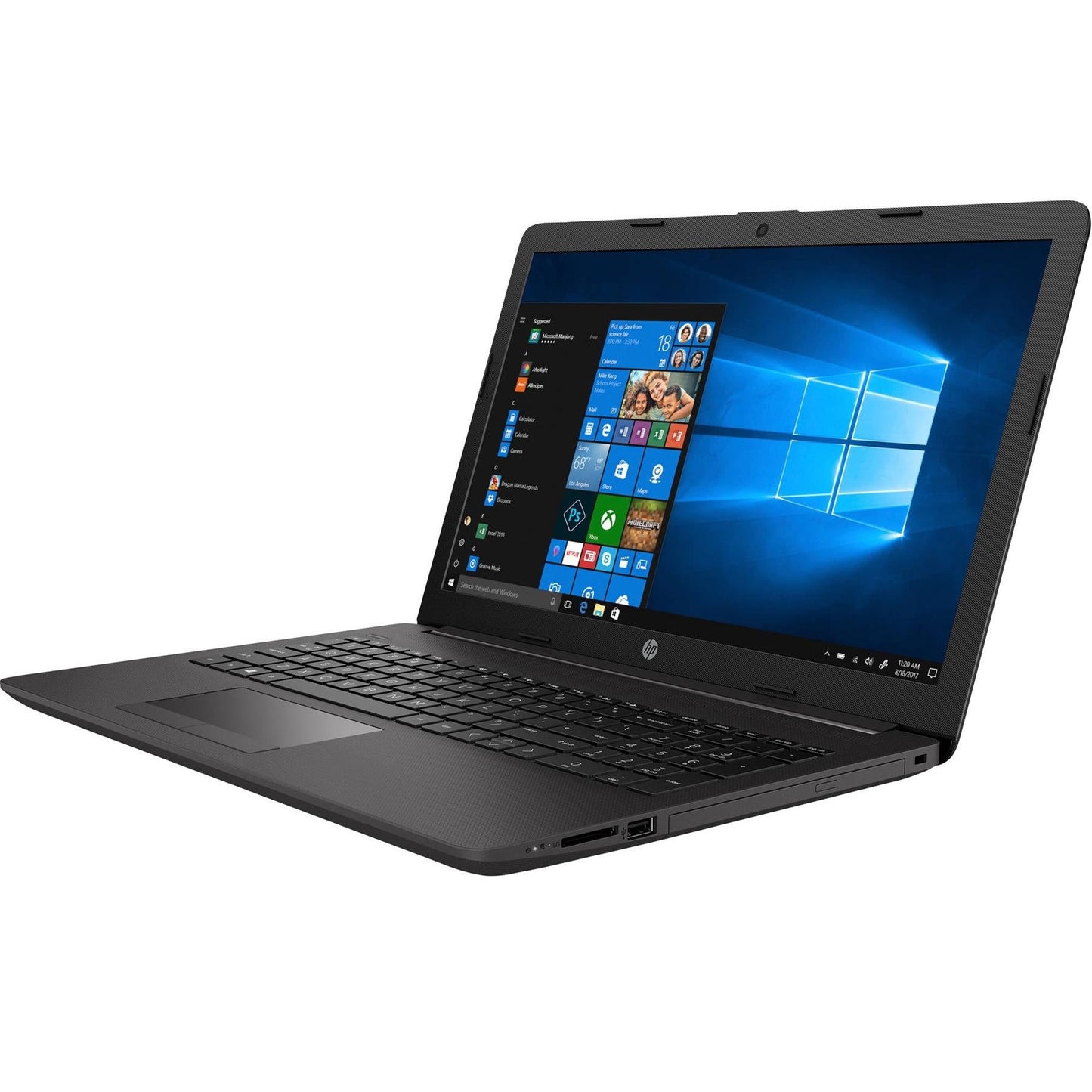 HP NOTEBOOK 250 G7 WINDOWS 11 LAPTOP INTEL I5 8GB RAM 256GB SSD 15.6" HD WEBCAM BT - VERY GOOD REFURBISHED
